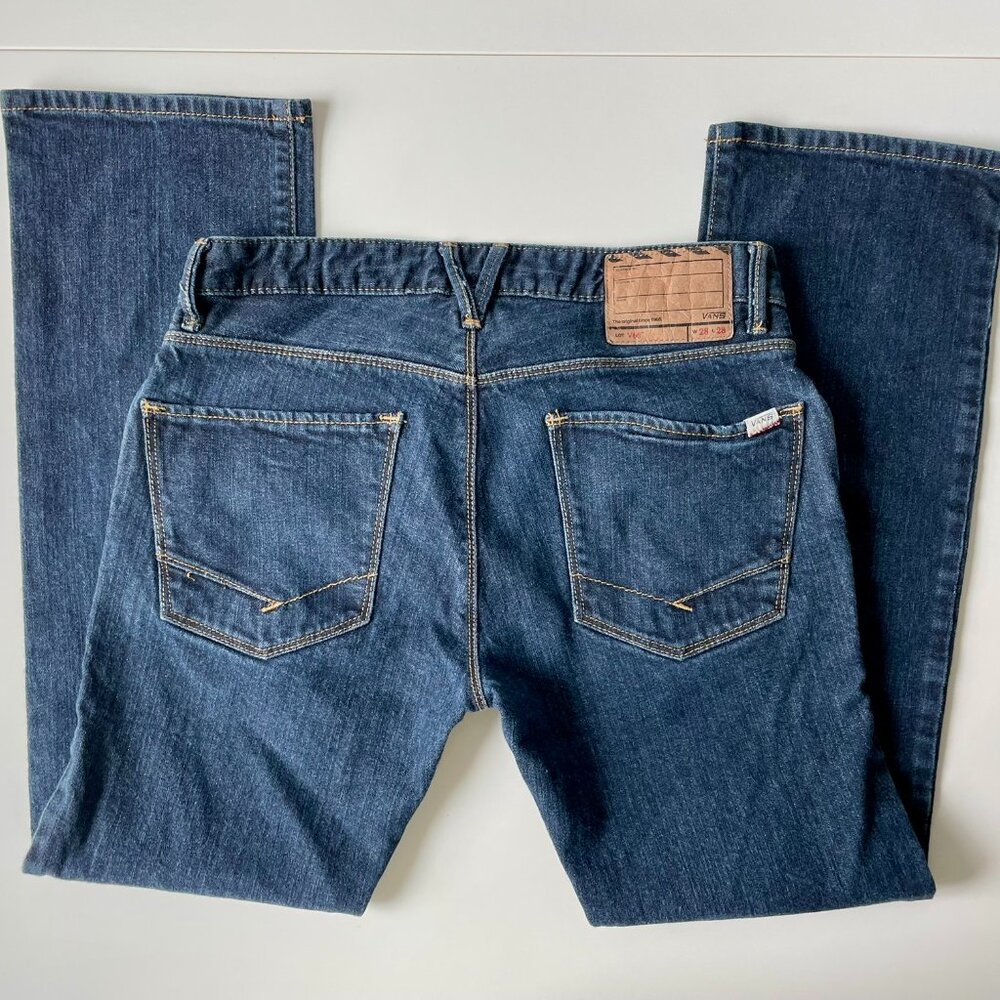 VANS OFF THE WALL V66 SLIM CUT MEN'S BLUE JEANS SIZE 28x28